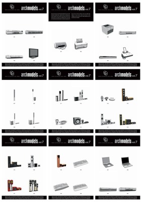 電子產品3D建模指南 C4D打造電腦、打印機、音響、功放與電視的視覺盛宴